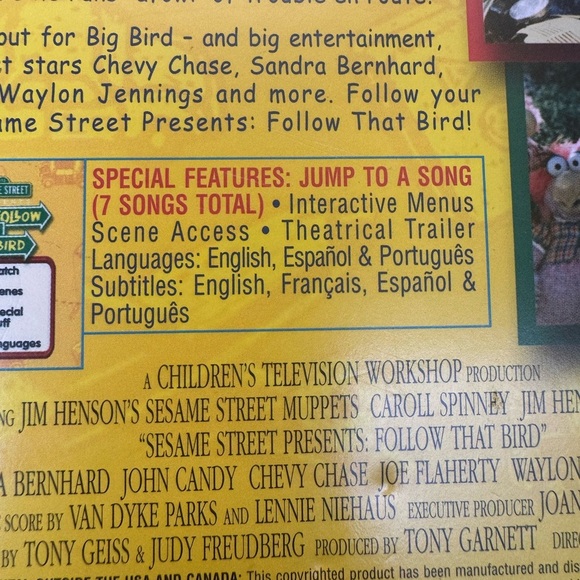Sesame Street DVDs Follow That Bird Elmo’s Countdown To Christmas &Happy Holiday - Picture 9 of 11